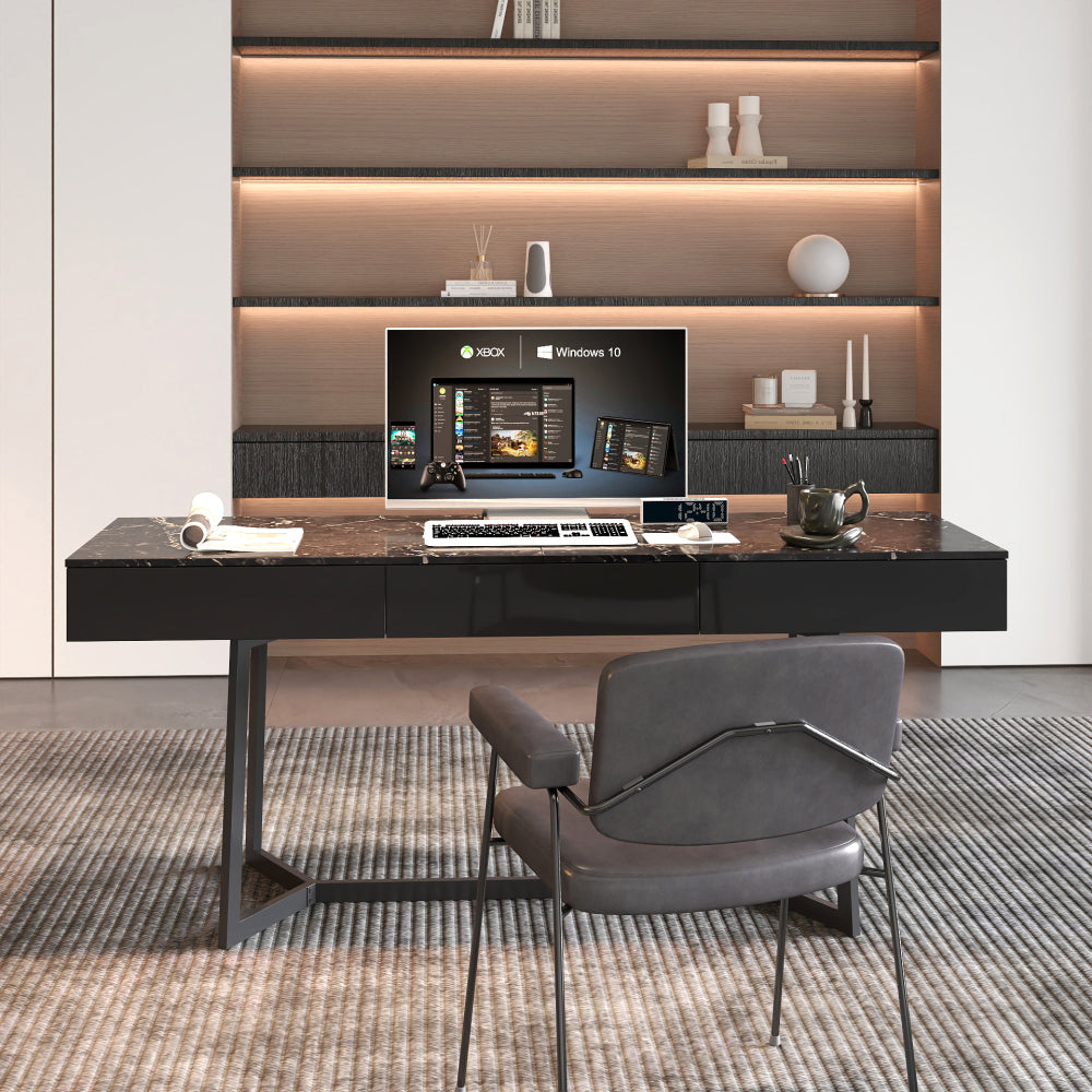 Modern Extendable Dining Table with Storage