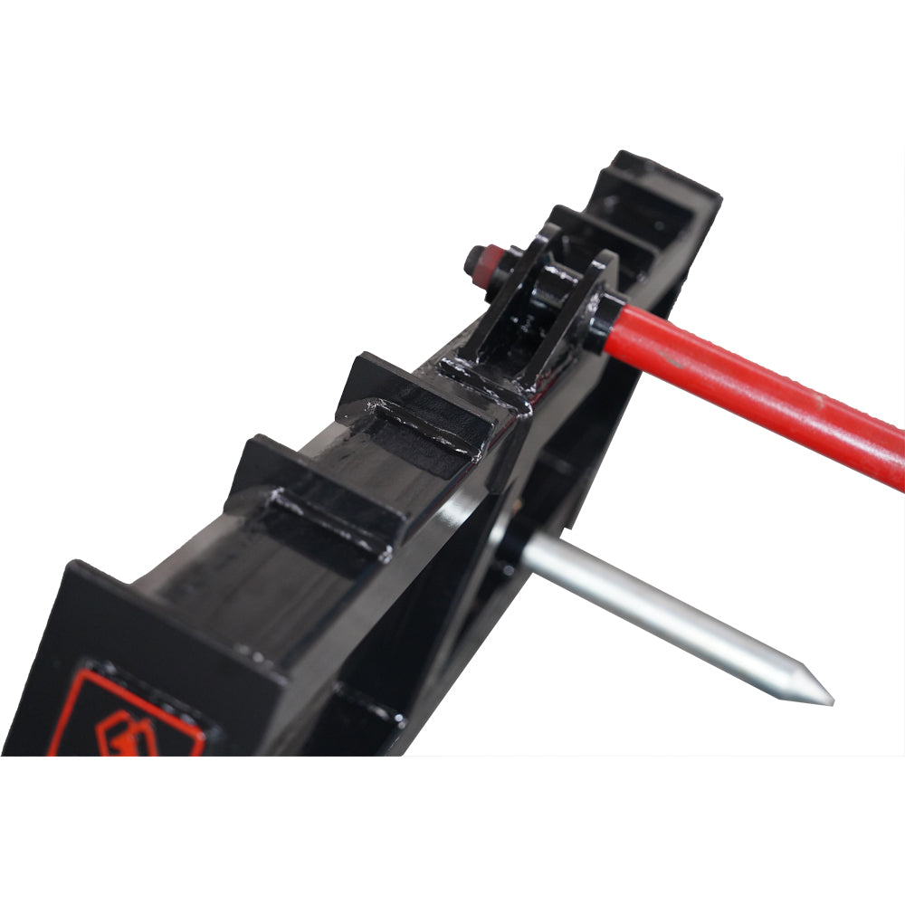 Landy Attachments 43'' Hay Spear Skid Steer Quick Tach