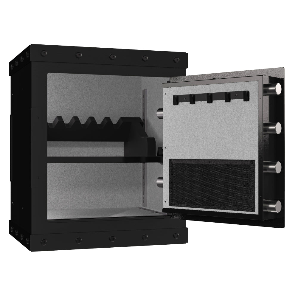 Three-lock safe, measuring 20.4 ″ × 16.5″ × 14.1 ″, suitable for home and office use, large steel digital safe equipped with a digital lock.