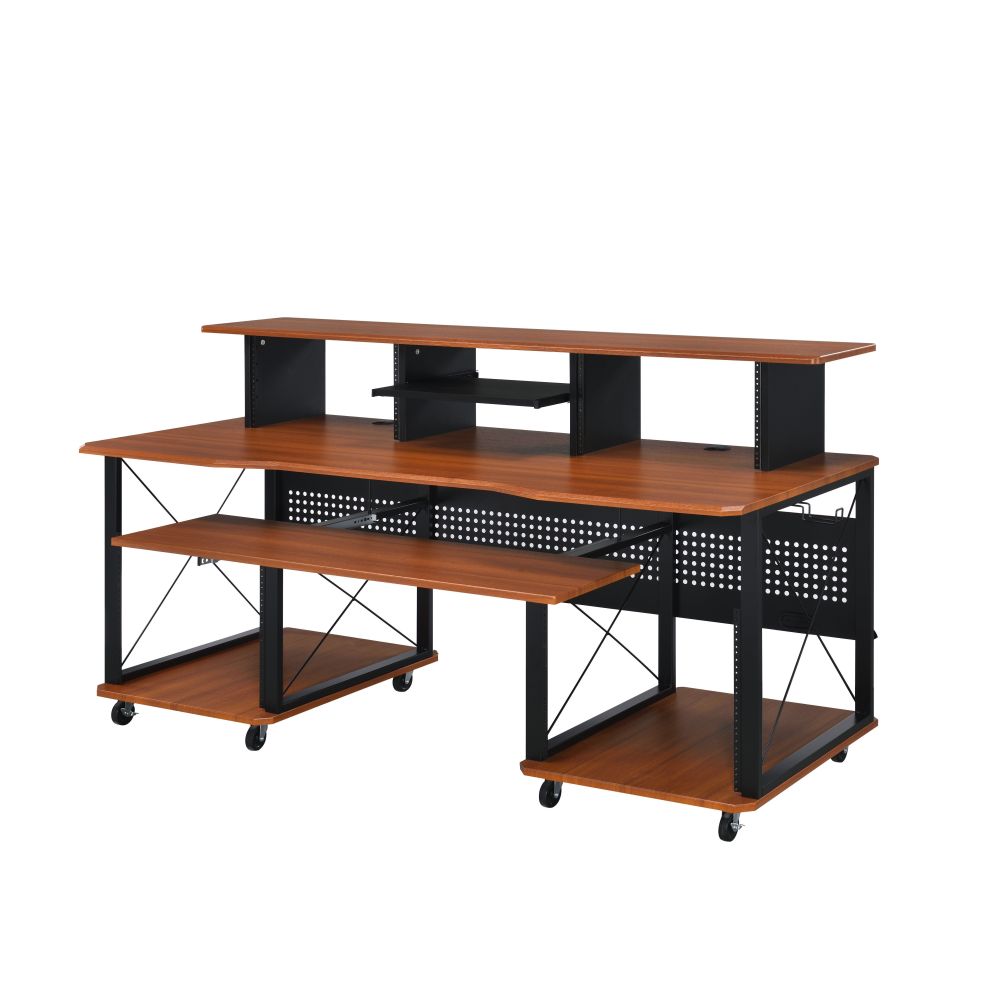 Megara Cherry & Black Finish Music Desk