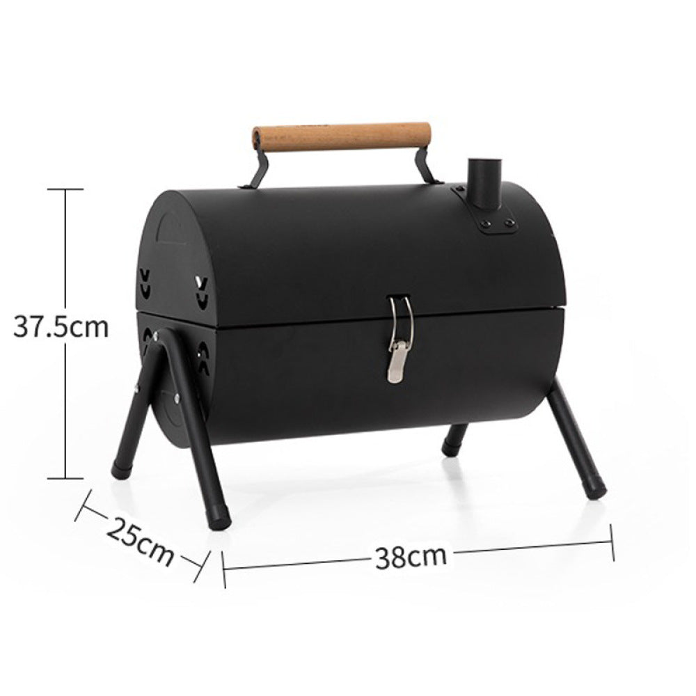 Portable Charcoal Grill with , Small Tabletop Barbecue Grill for Outdoor Camping Backyard Party BBQ Cooking, Extra Thick Steel & Heavy Duty, Innovative Design & Easy Assembly