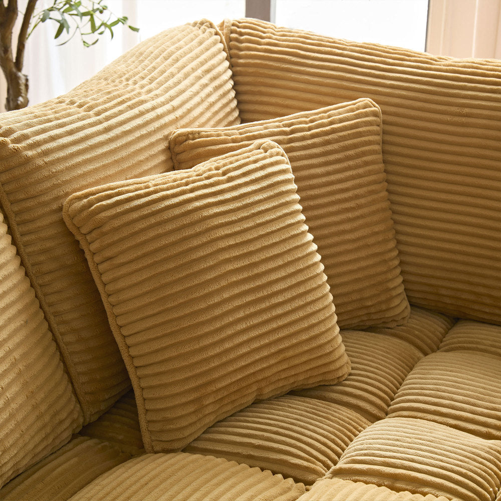 Only right armrest position of the sofa,yellow color