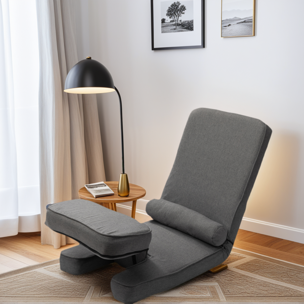 Folding Sofa Bed, Convertible Sleeper Chair Bed with table, Gaming Floor Chair with 5-Position Adjustable Back Support,Small Comfy Couch for Bedroom Small Space,Apartment Dorm,Gift for Mother's day