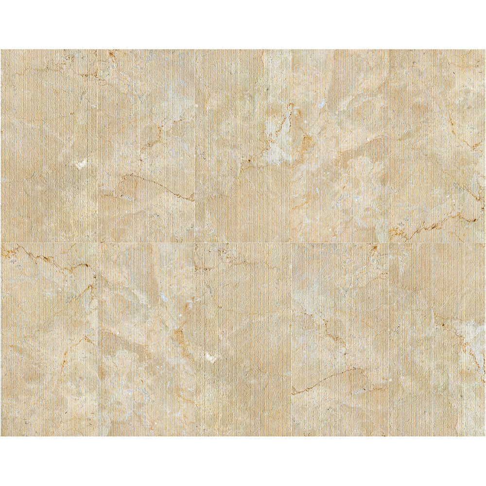 12*24 Gold Yellow Beige natural marble, for wall, FS textured finished, 3D fluted marble, natural stone, genuine marble, real marble, 1 box 4 pcs
