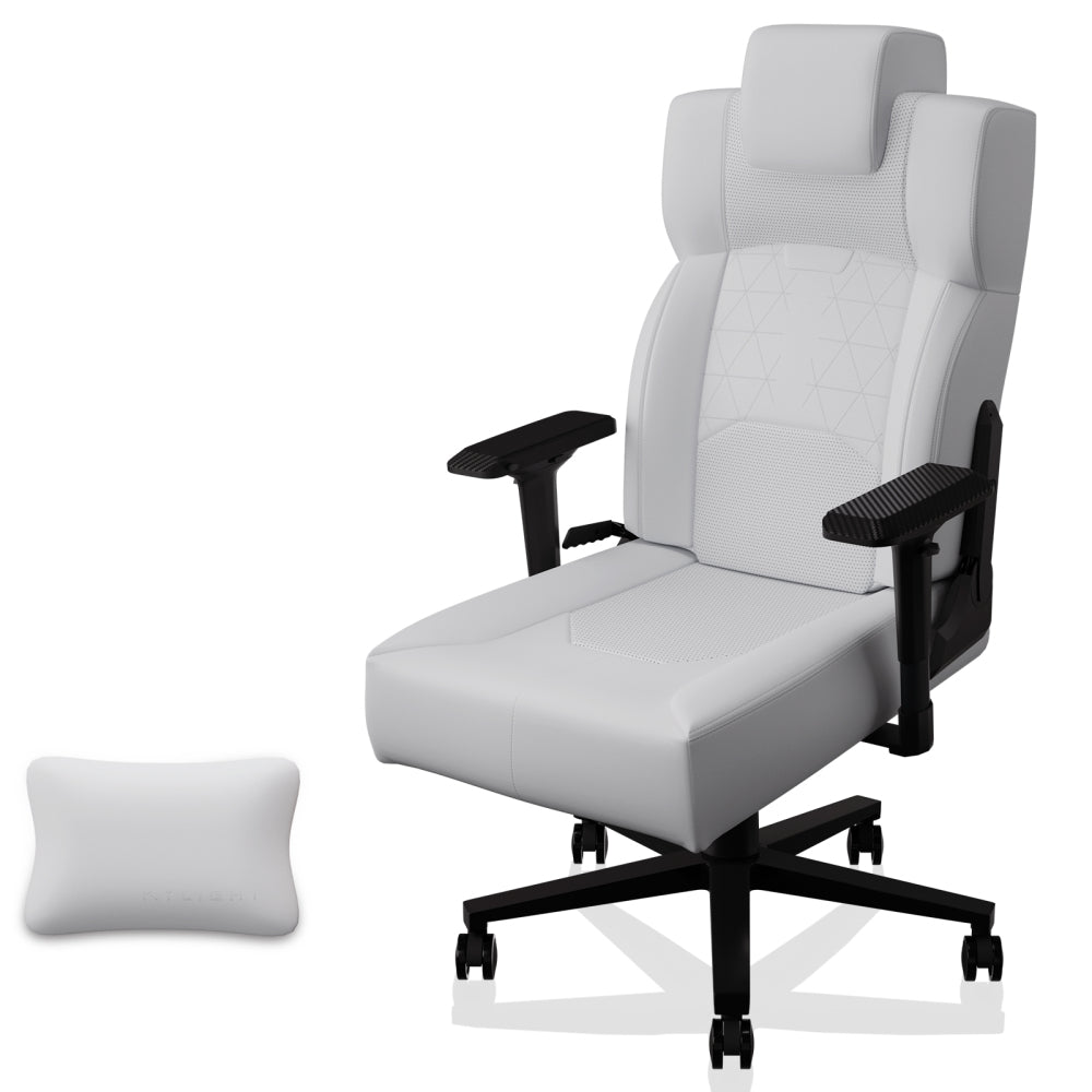 BestOffice PC Gaming Chair Ergonomic Office Chair Desk Chair with Lumbar Support Flip Up Arms Headrest PU Leather Executive High Back Computer Chair for Adults Women Men