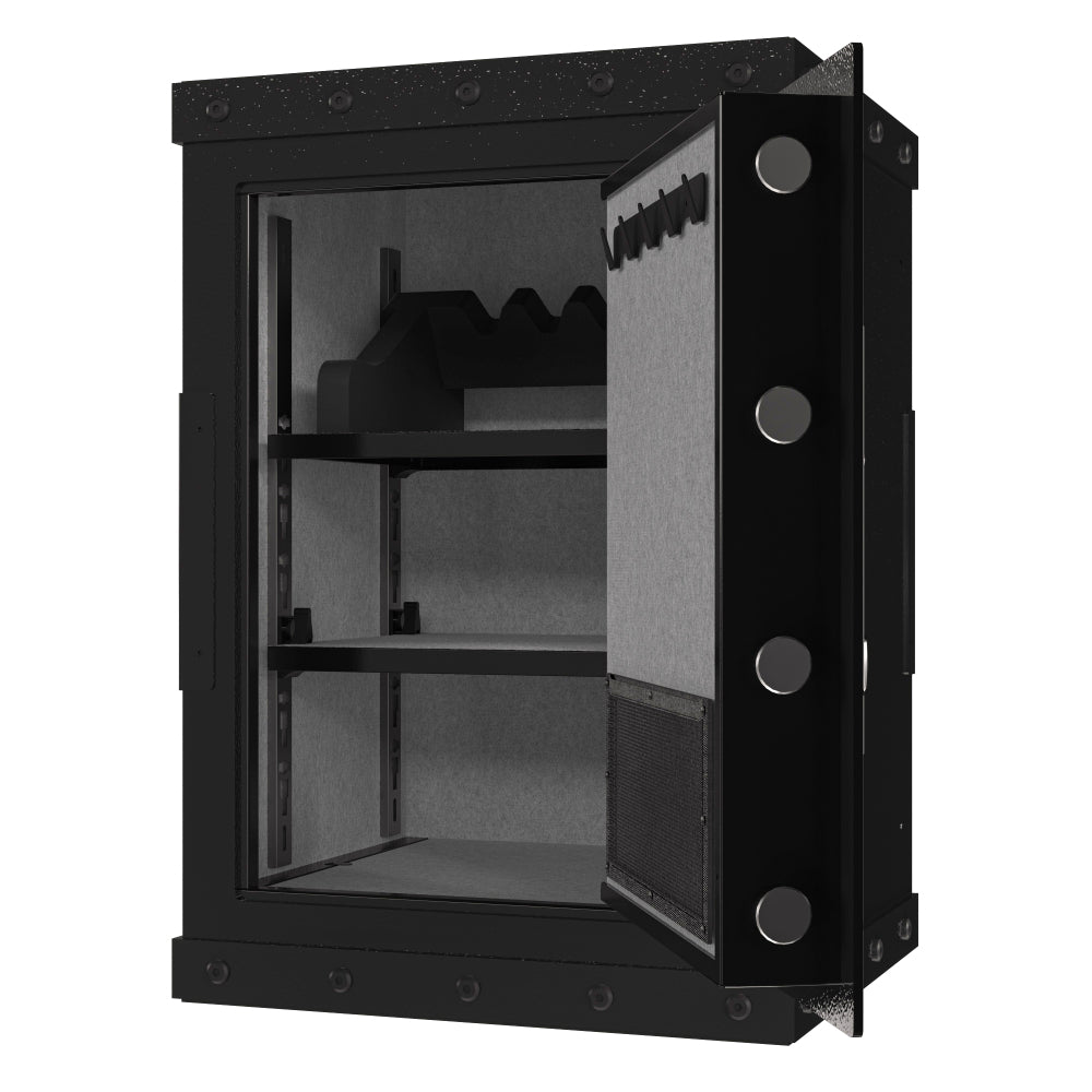 Three-lock safe, measuring 24.4 ″ × 16.5″ × 14.9 ″, suitable for home and office use, large steel digital safe equipped with a digital lock.