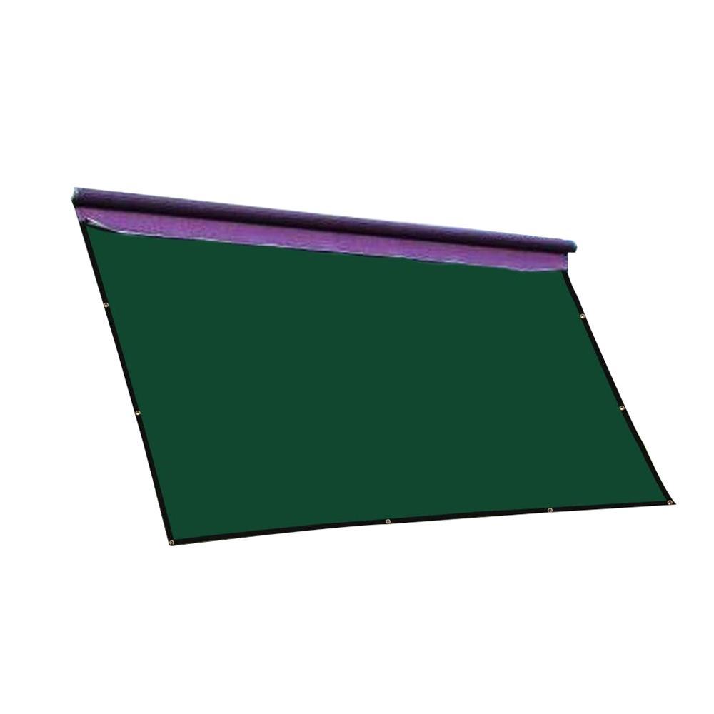 RV Awning Privacy Sunblock Screen Shade Panel Kit,10ftx16ft,Dark Green