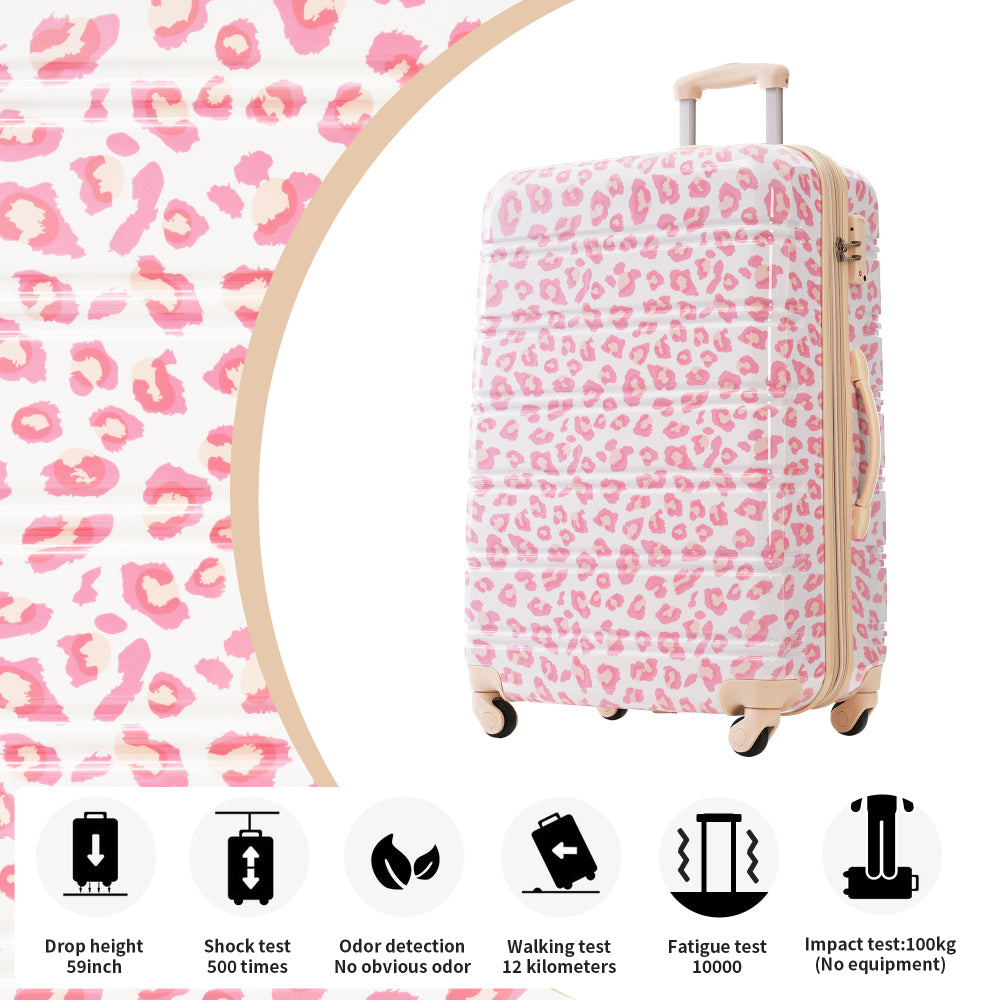 Hardshell Luggage Sets 3 pcs Spinner Suitcase with TSA Lock Lightweight-20"+24"+28" Luggages