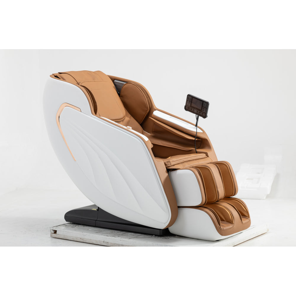 Full Body Massage Chair Zero Gravity Foot Rollers Back Heating LCD Touch Screen SL Track