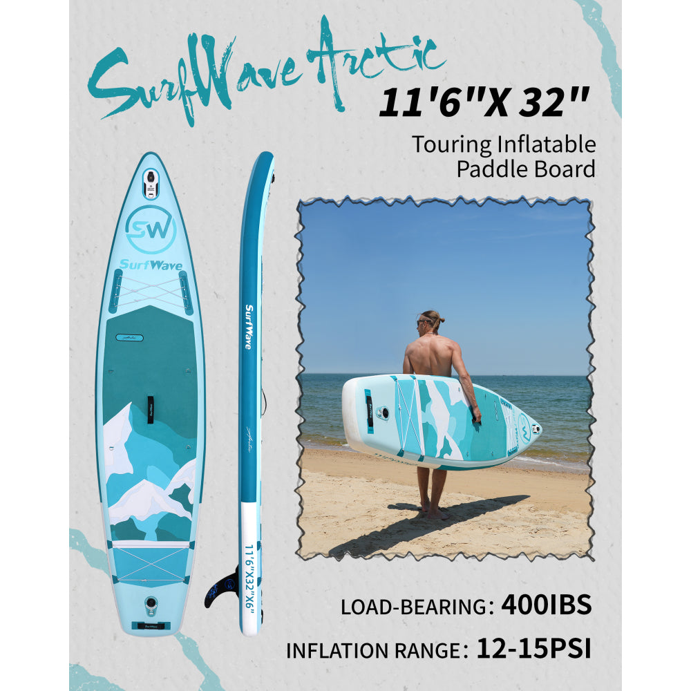 Inflatable Stand Up Paddle Board 11'x34"x6" With Accessories