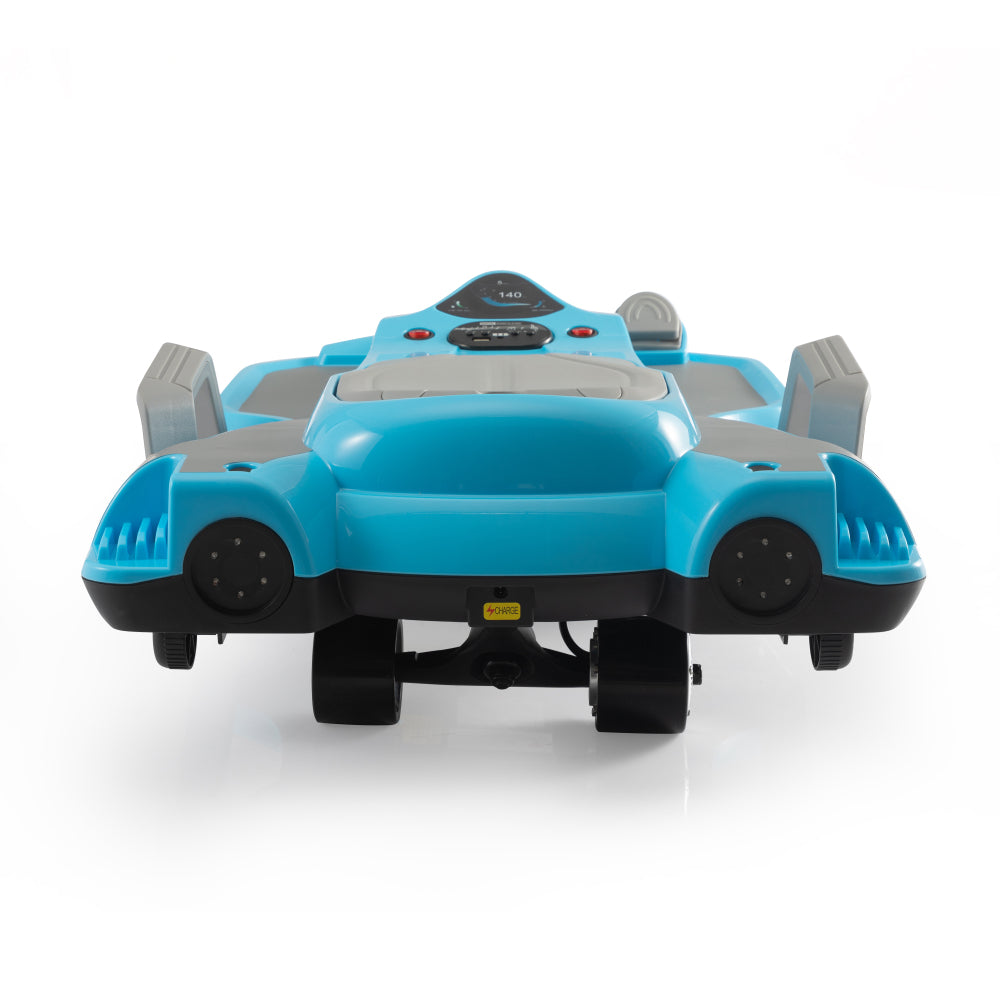 Electric Kids Racing Car with Music and Lights, Blue