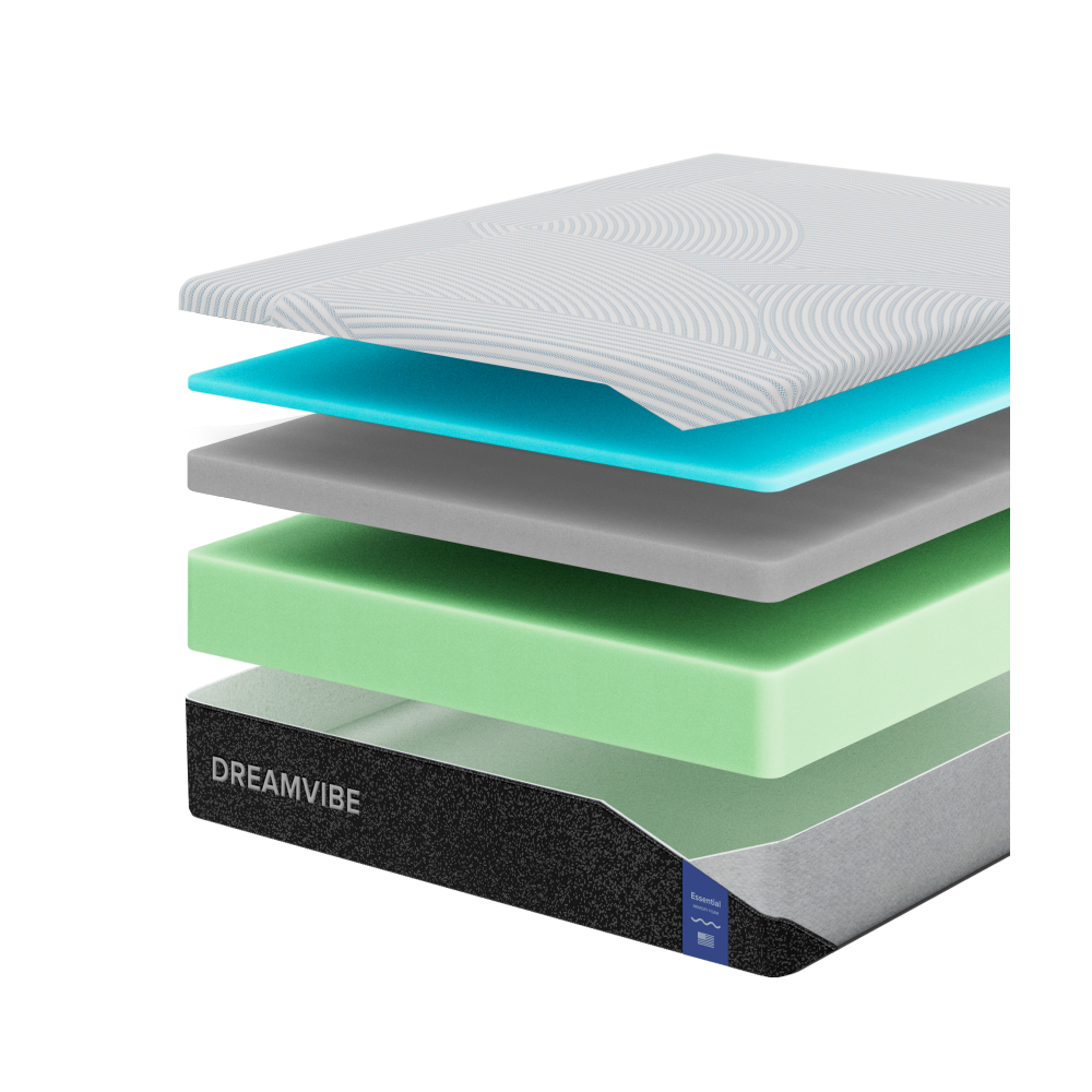 DreamVibe Essential 12in Memory Foam Mattress Queen