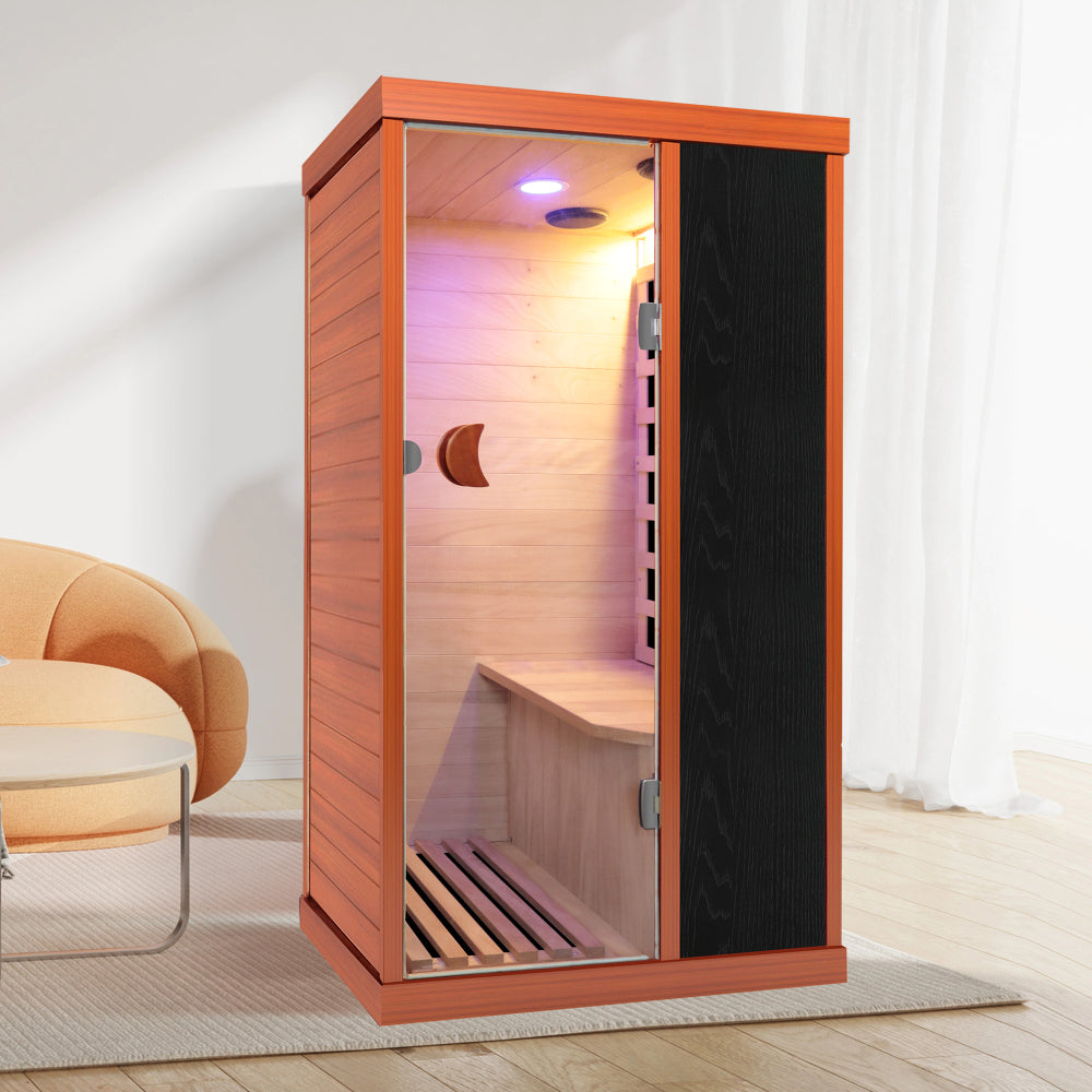 infrared sauna room single room