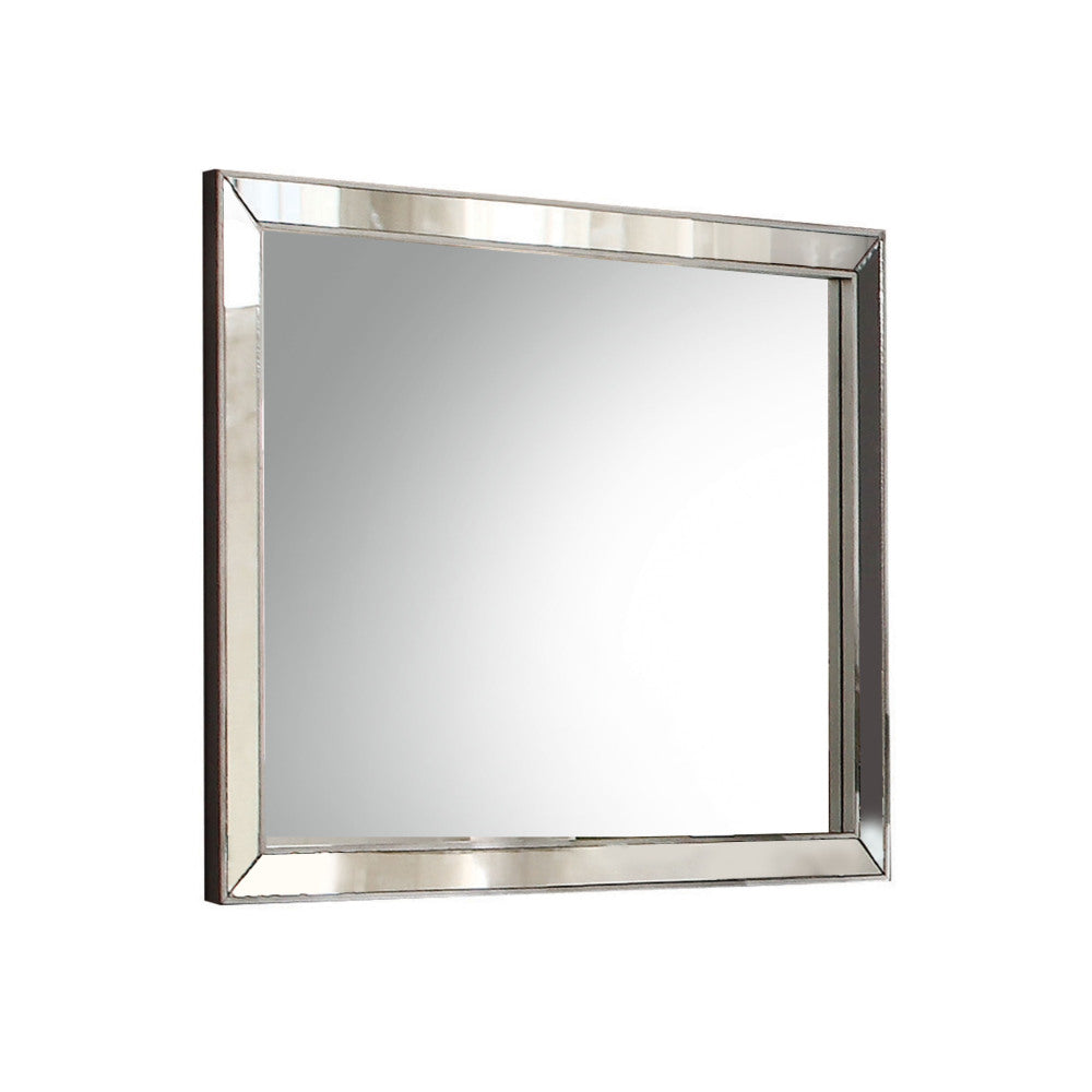 Voeville II Platinum Finish Mirror