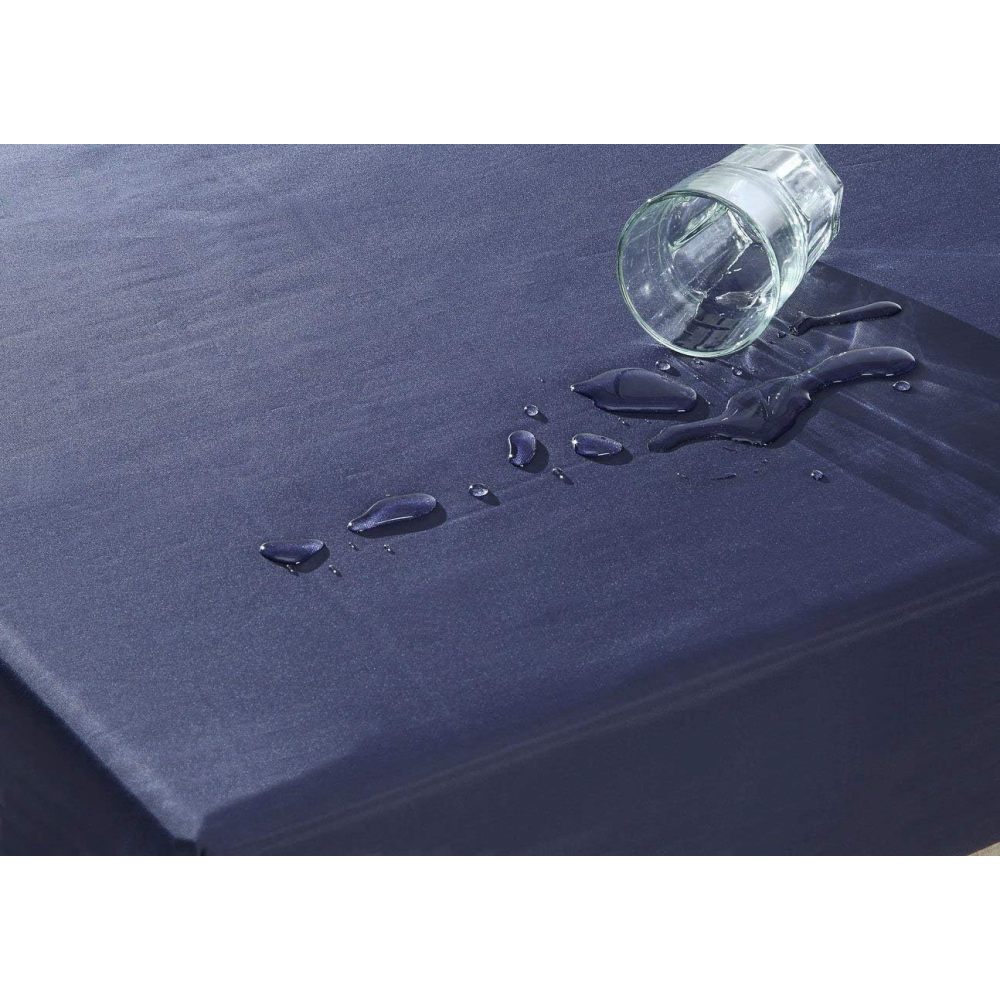 6-inch waterproof high-density foam mattress with navy blue diamond-quilted breathable fabric. Quilting ensures both style and airflow for cool sleep.Twin size.