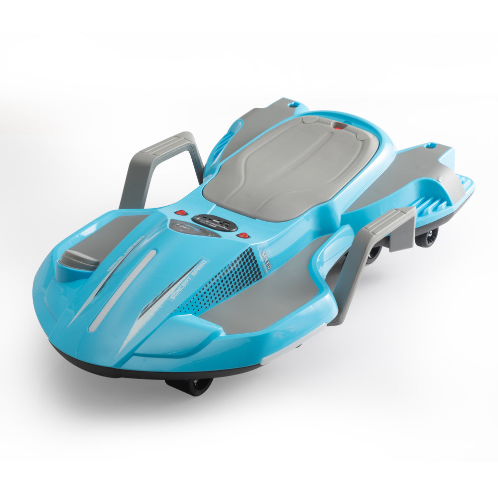 Electric Kids Racing Car with Music and Lights, Blue
