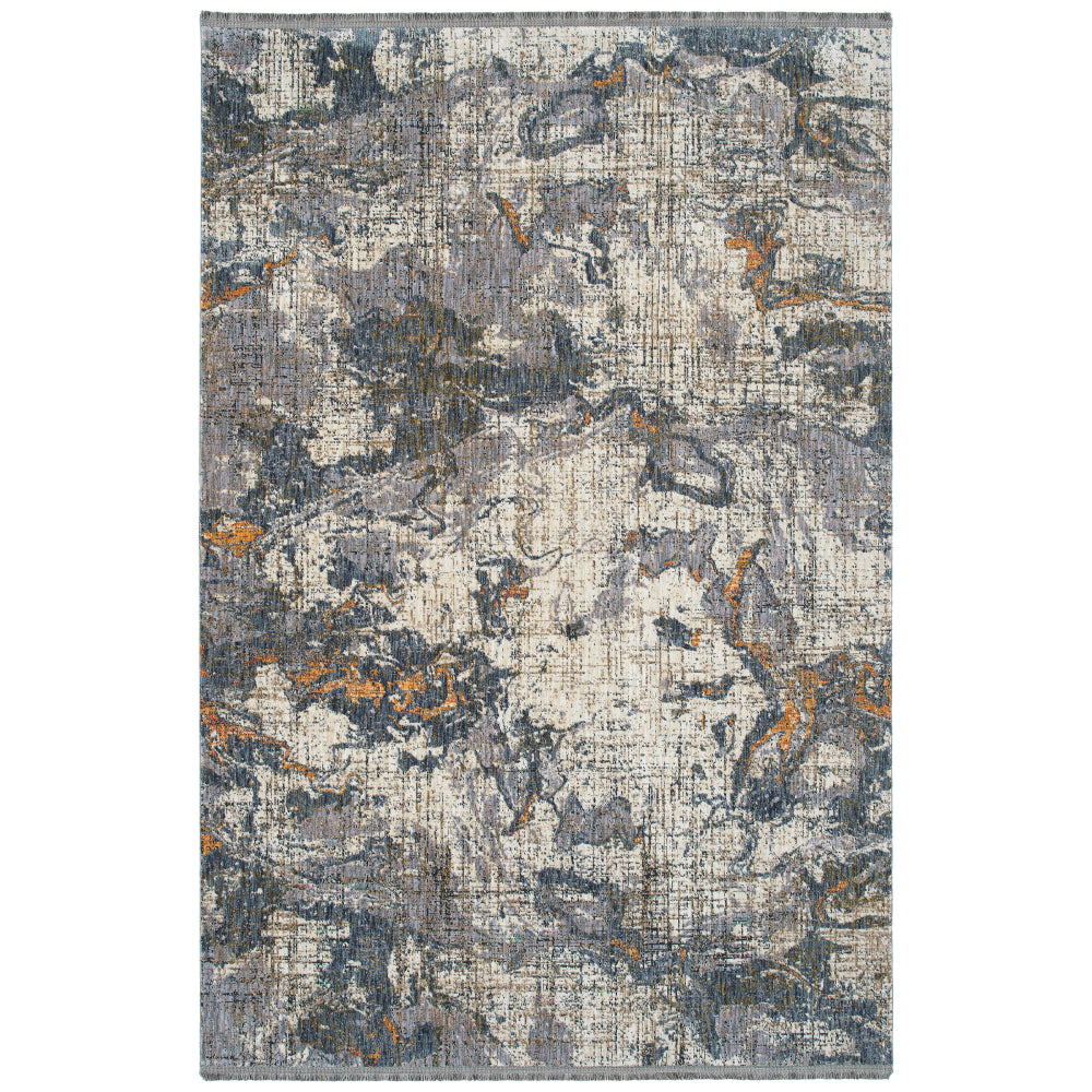 Modern, Abstract, Cut Pile 1'10" x 2'6" Rectangle Throw Rug