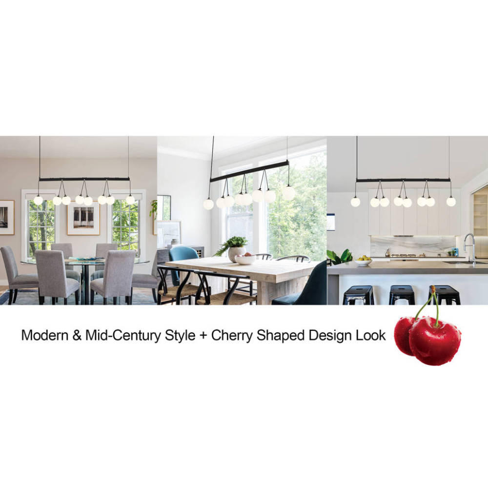 Broghan 8 - Light Sphere Globe Chandelier[No Bulb]