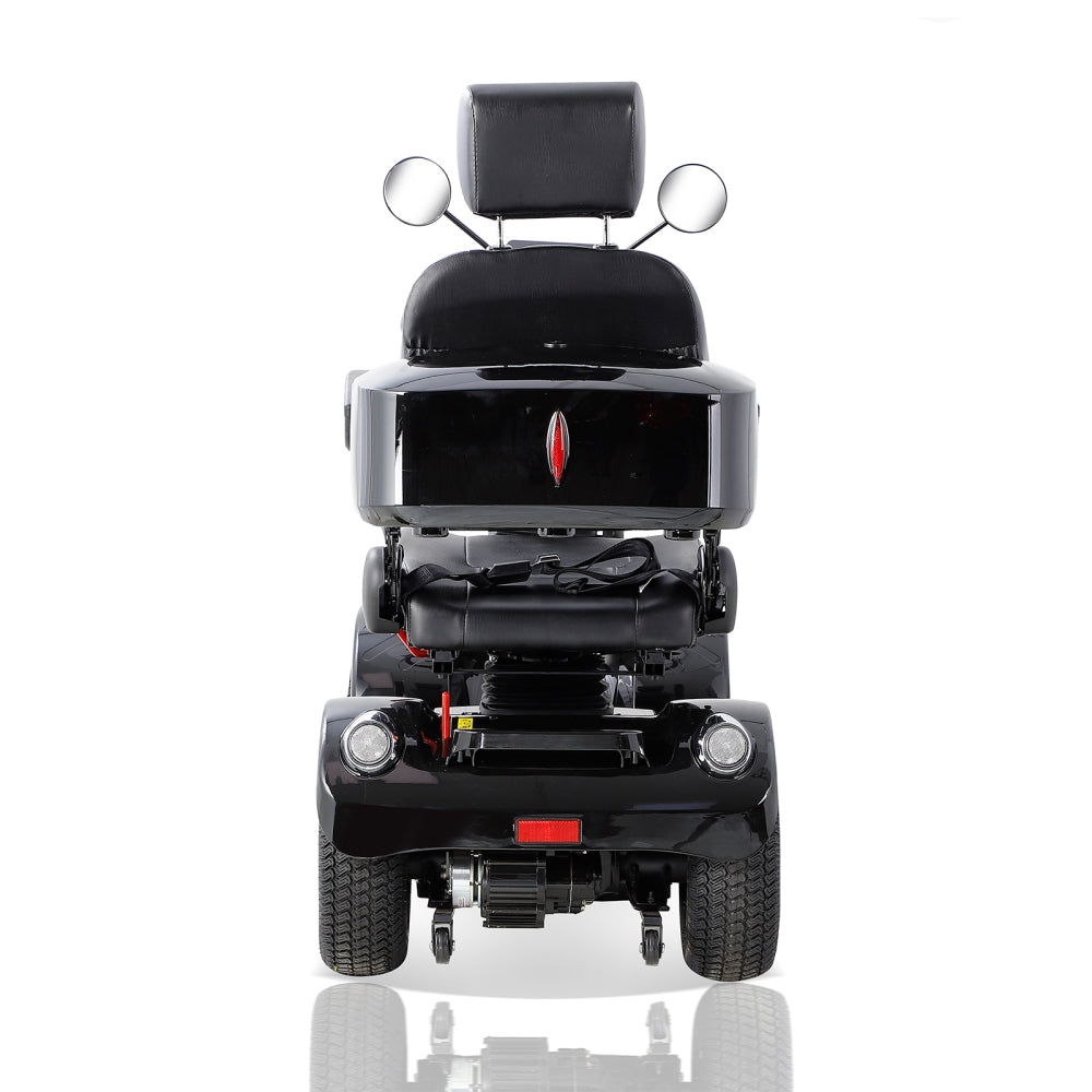 Heavy Duty Mobility Scooter for Seniors with Electromagnetic Brake,500W Motor 330LBS Capacity Electric All Terrain Powered Mobility Scooter