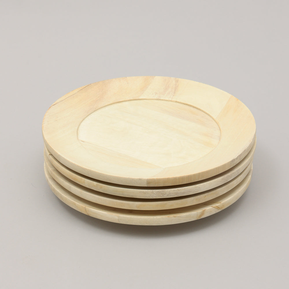 Handcrafted 13" Wood Charger Plate Wooden Dinning Placemat Artisan Wood Tableware