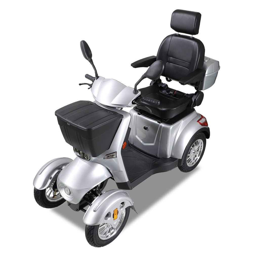 Mobility Scooters for Seniors  500lbs Capacity  800W All Terrain Electric Powered Mobility Cart   Heavy Duty Mobility Scooter
