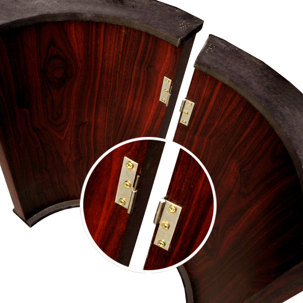 96" Poker Table for 10 Players with Speed Cloth Wooden Texture Racetrack Luna Legs Model 16365 Blue