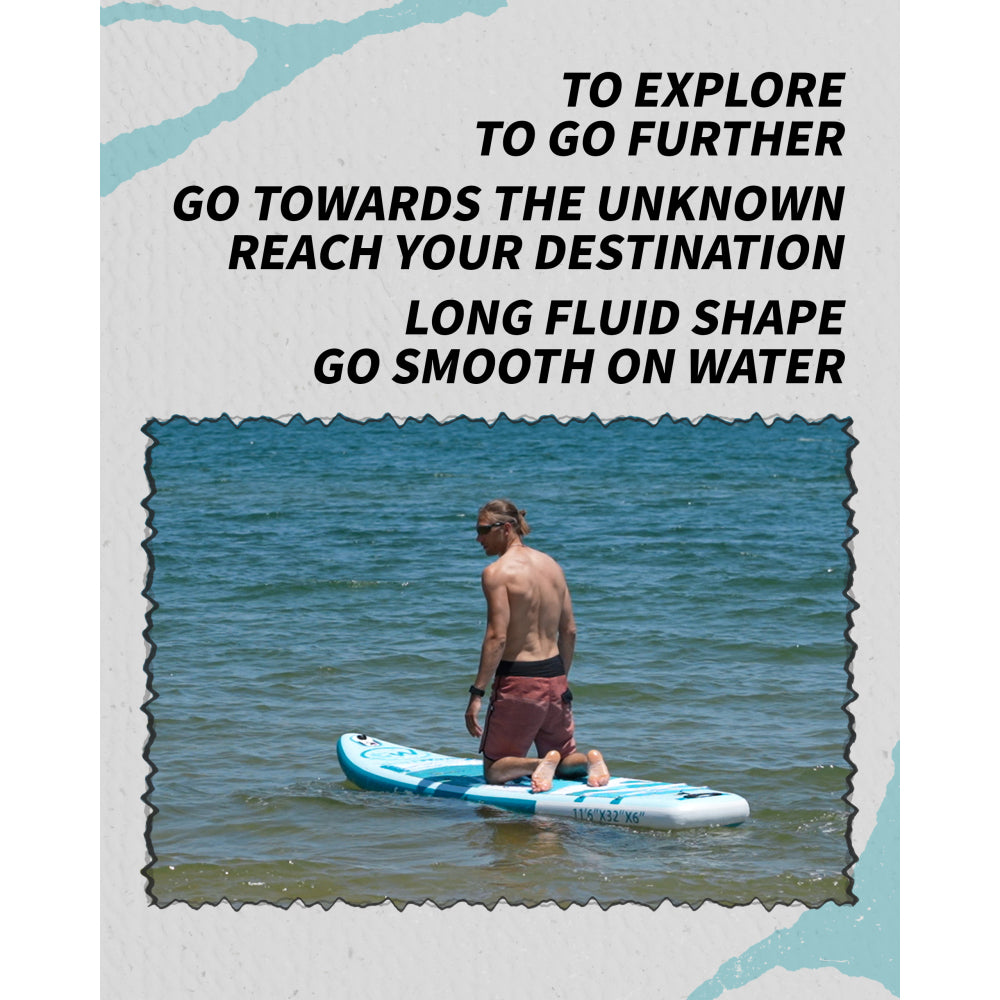 Inflatable Stand Up Paddle Board 11'x34"x6" With Accessories