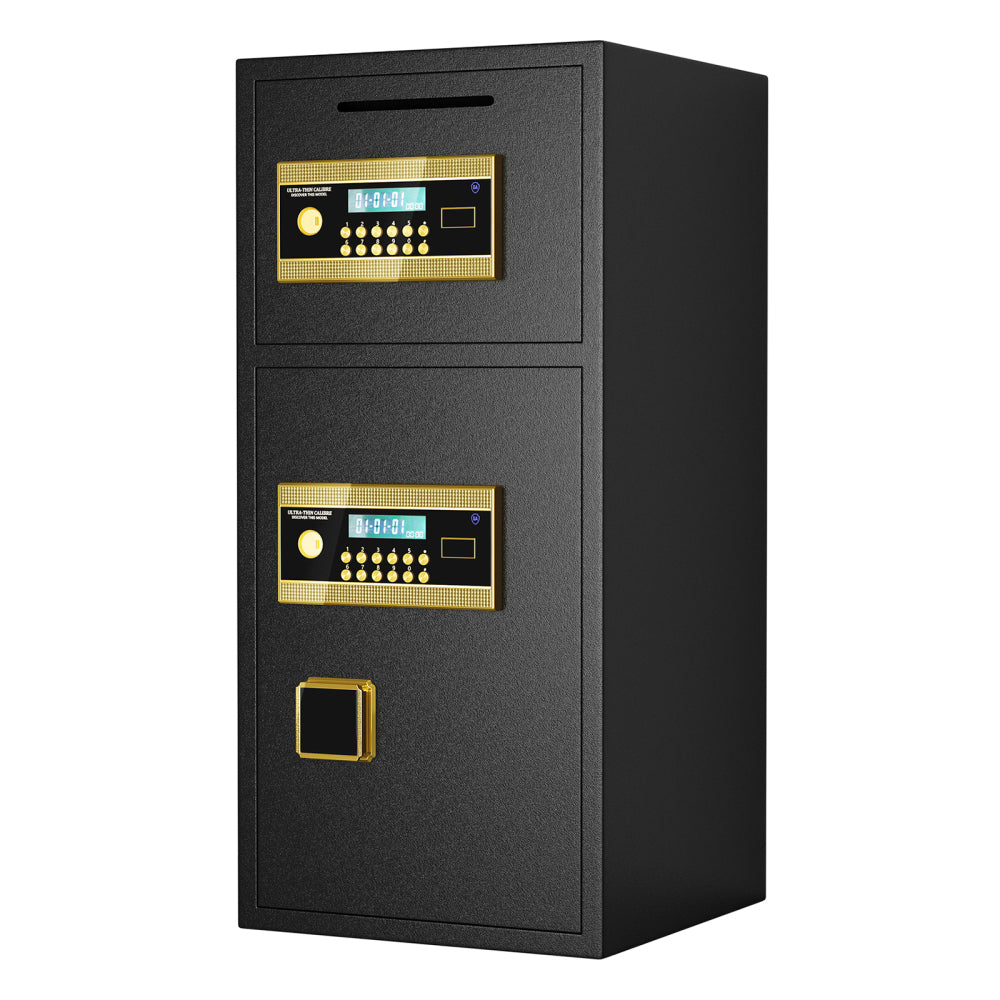 Large Double-door Coin-operated Safe,Digital Security Safe with Fireproof and Waterproof Bag,6.5 Cubic Feet Safe Box with Hidden Code Function for Home,Office and Hotel