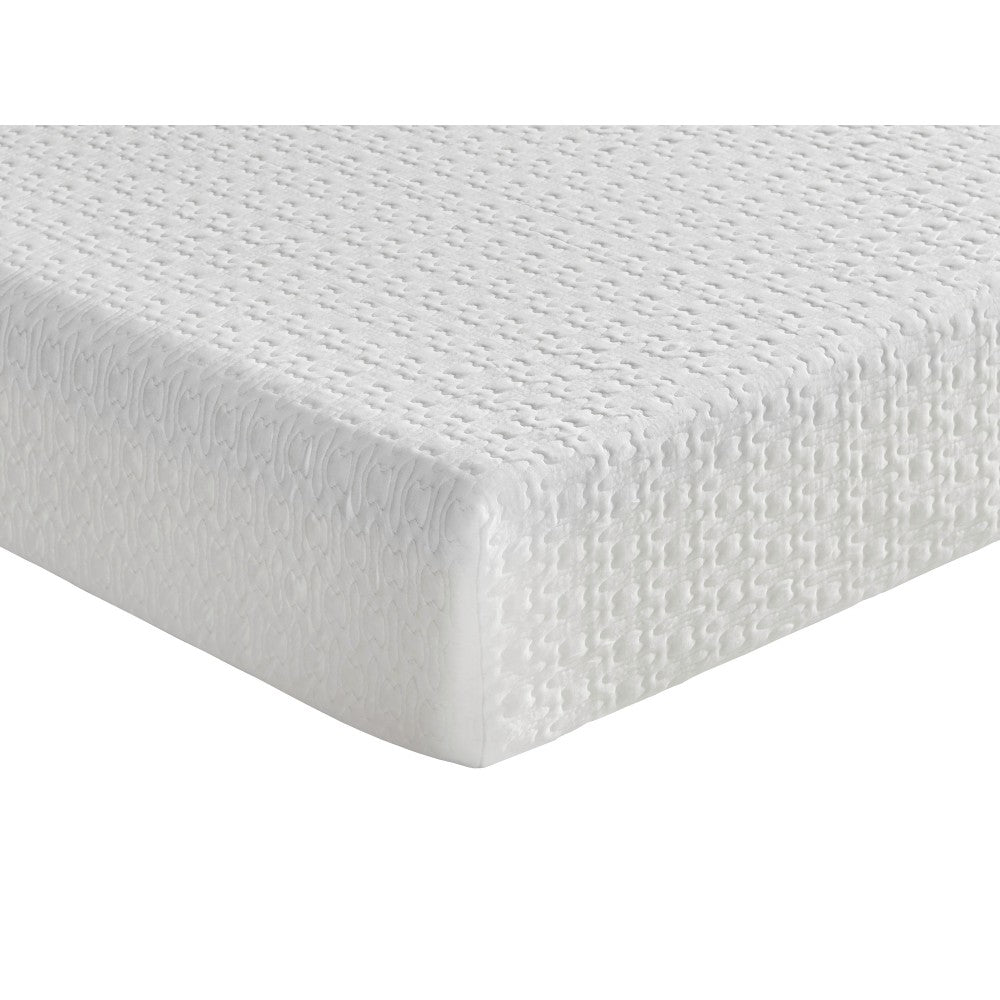 8-inch Full Size Bed Mattress Gel-Infused Memory Foam Mattress, Firm, White, Mattress in a Box