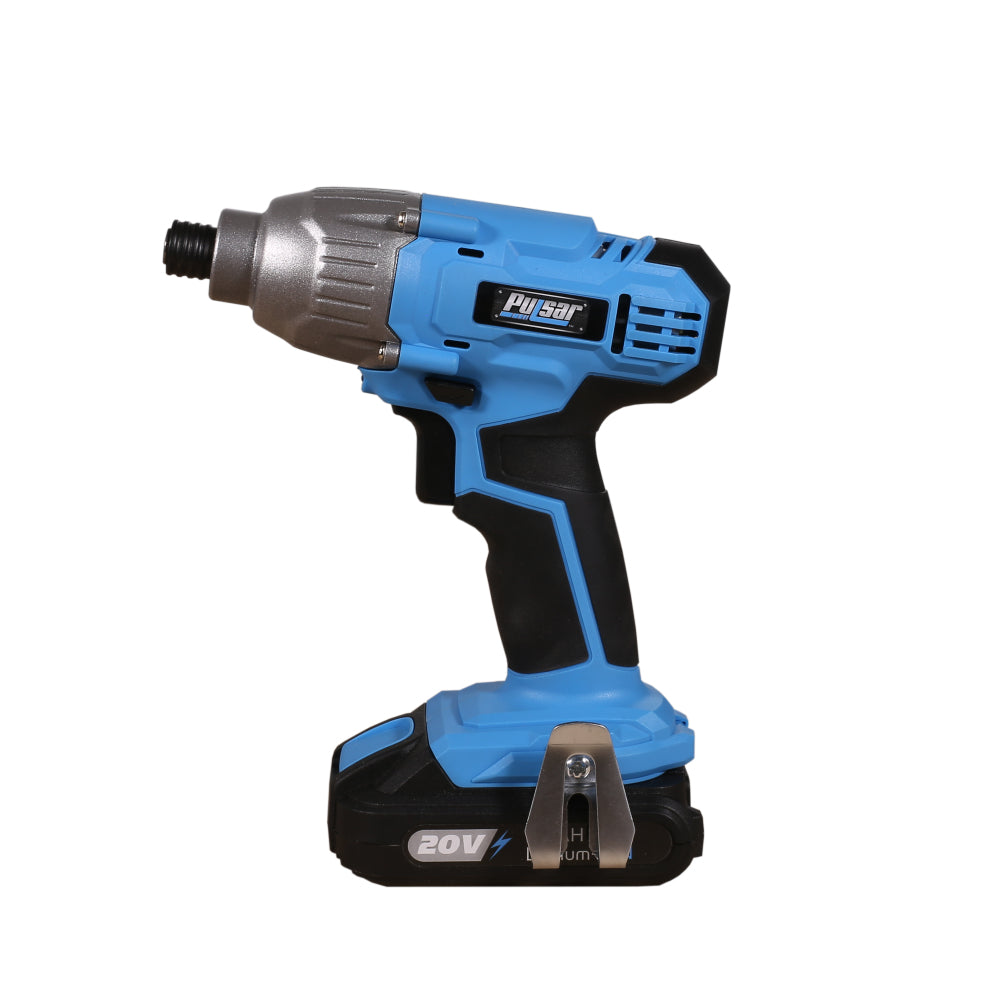 20V Cordless 2.0Ah Lithium-Ion Impact Driver 1/4" Hex Shaft