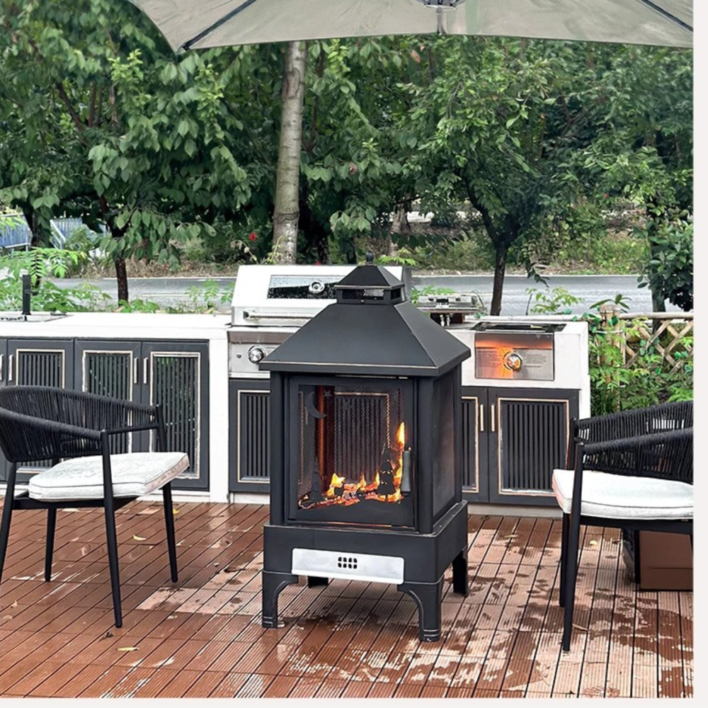XOT036 Heavy Duty Garden Metal Outdoor heating furnace for backyard fir pit