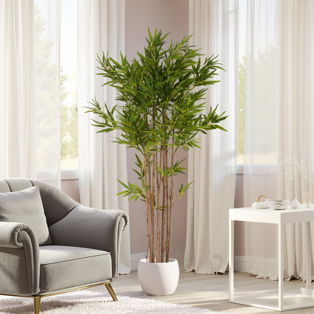 70" Artificial Bamboo with Pot