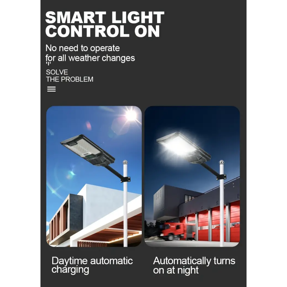 Solar Street Lights Outdoor, Parking Lot Lights with 181PCS LED Beads , IP65 Waterproof Solar Flood Lights, Dusk to Dawn Solar Lights for Garden, Street Side Road,Courtyard Villa,City Square