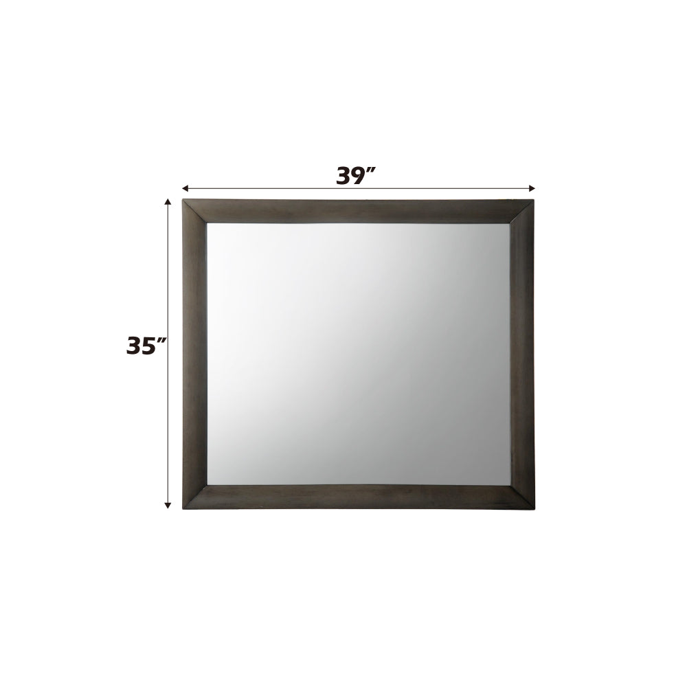 Ireland Gray Oak Finish Mirror