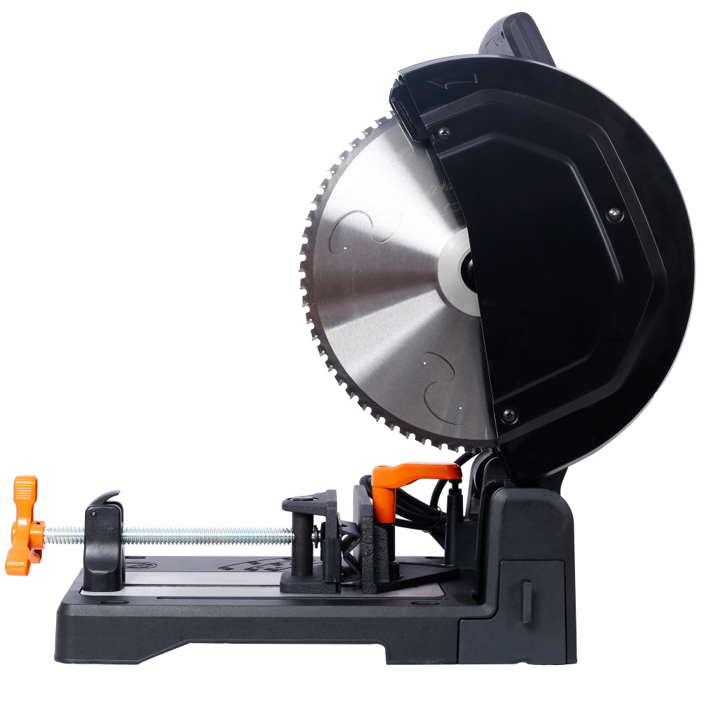 15-Amp Heavy Duty 14 Inch Metal Cutting Chop Saw W/ 2x14 Inch Carbide-Tipped Blade Premium Multi-Material Cut-Off Chop Saw with Carbide-Tipped Metal-Cutting Saw Blade,ETL certificate.