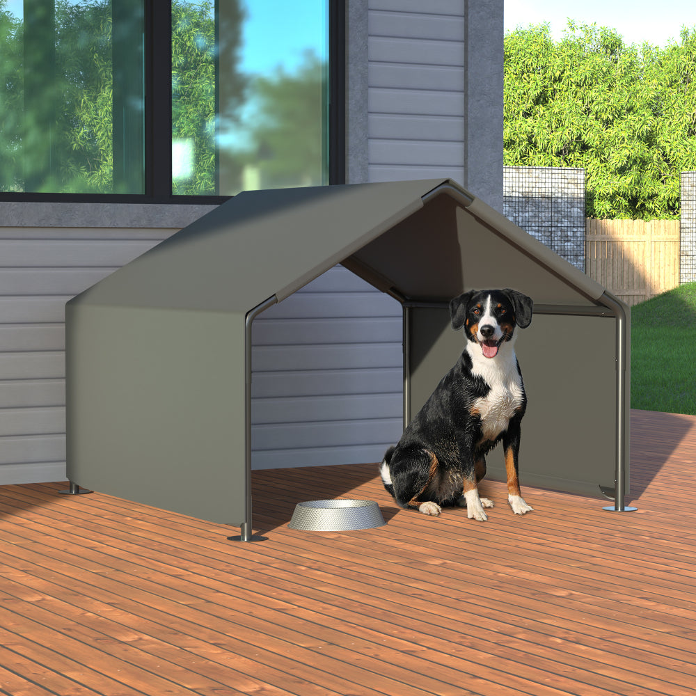 Dog Shade Shelter Outdoor Tent for Small Medium Dogs, Waterproof Sun Protection Pet House for Dogs, Small Animals and Livestock, Blue
