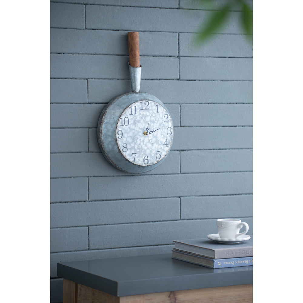 10.6x3x18.1" Frye Wall Clock
