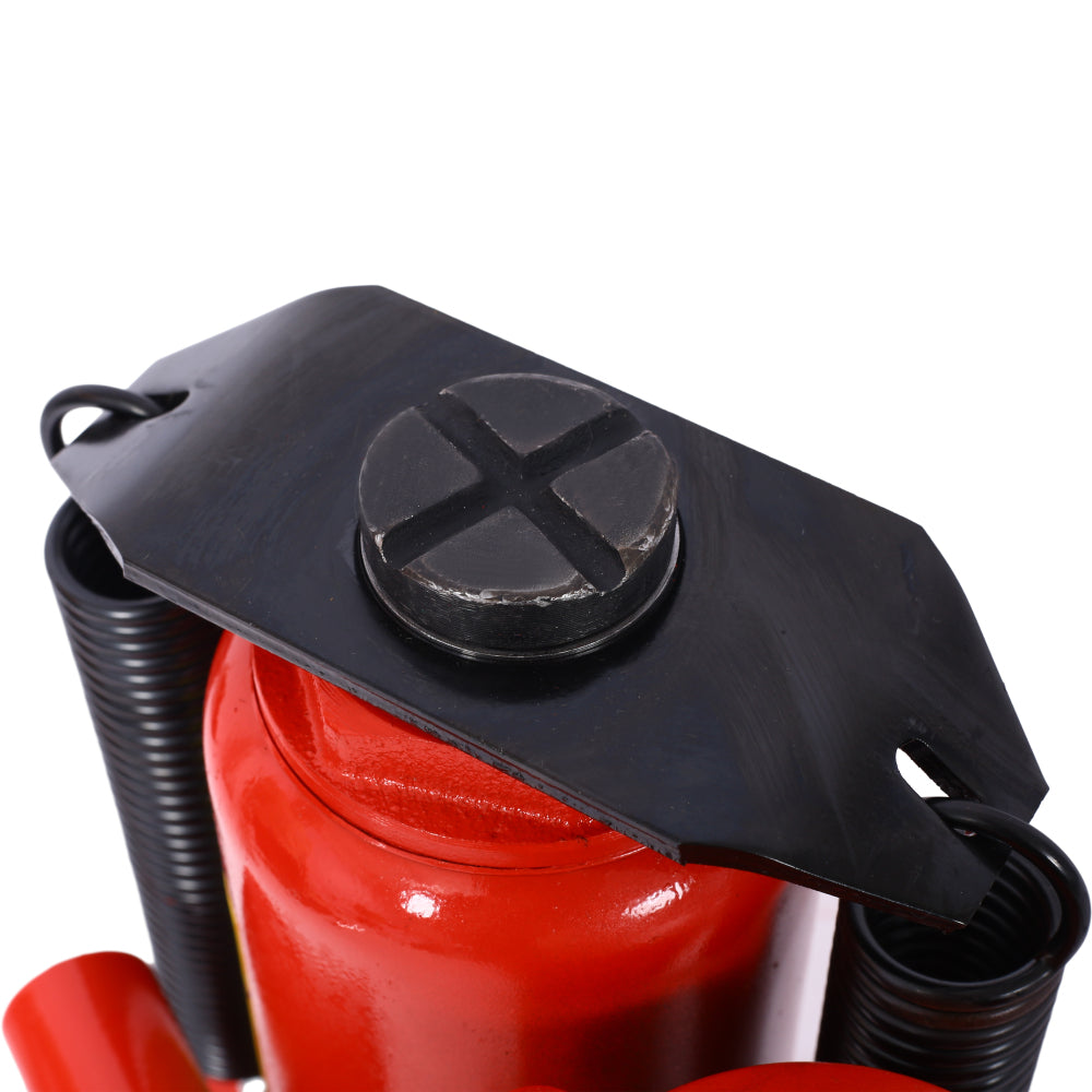 Air Hydraulic Bottle Jack, 12 Ton/24000 LBS All Welded Bottle Jack, 9.8-19.3 inch Lifting Range, Manual Handle and Air Pump, for Car, Pickup, Truck, RV, Auto Repair, Industrial Engineering ,Red