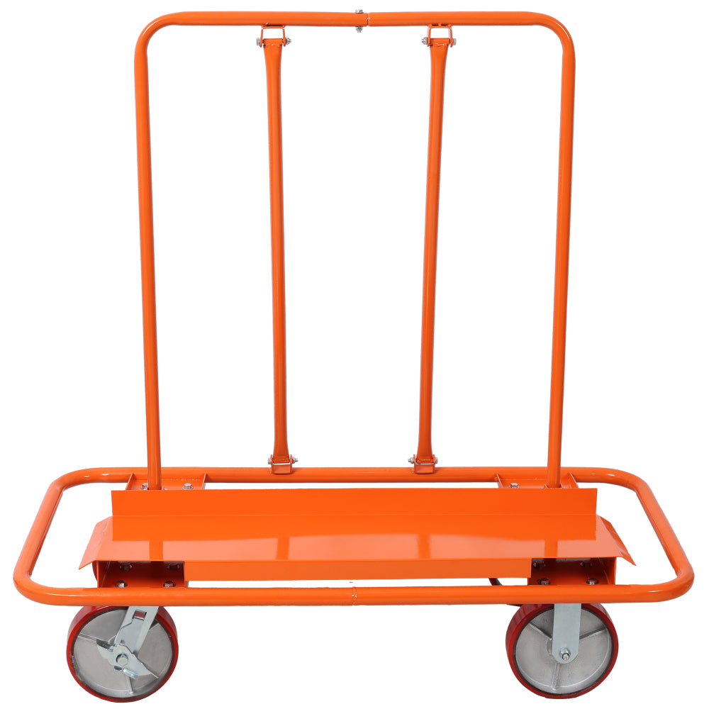 Heavy Duty Drywall Sheet Cart & Panel Dolly 3300lbs load capacity, panel service cart , 8" Polyurethane Wheel on Steel Hub
