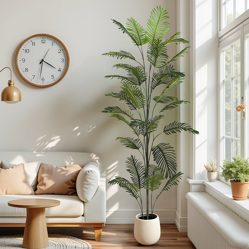 86" Artificial Palm Tree With Pot