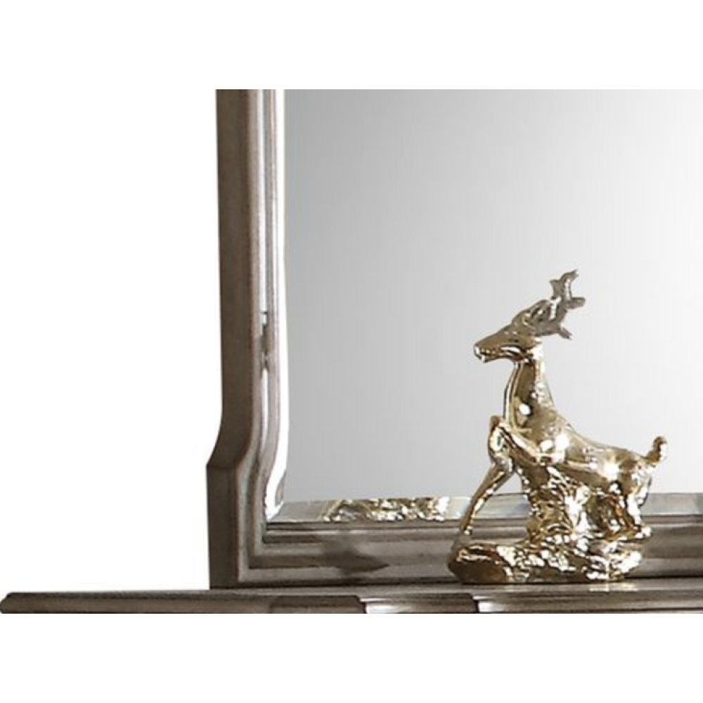Chelmsford Antique Taupe Finish Mirror