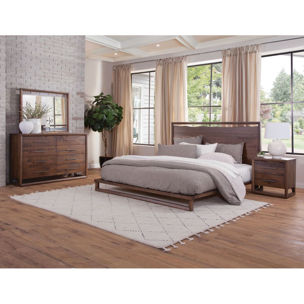 Lofton - 4 Piece Queen Bedroom Set - Brown