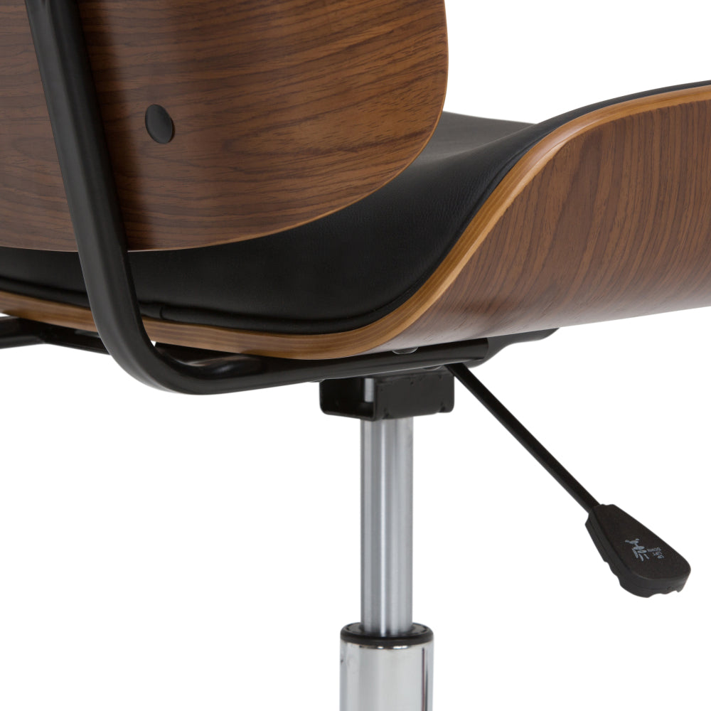 Dax - Bentwood Office Chair - Black / Natural