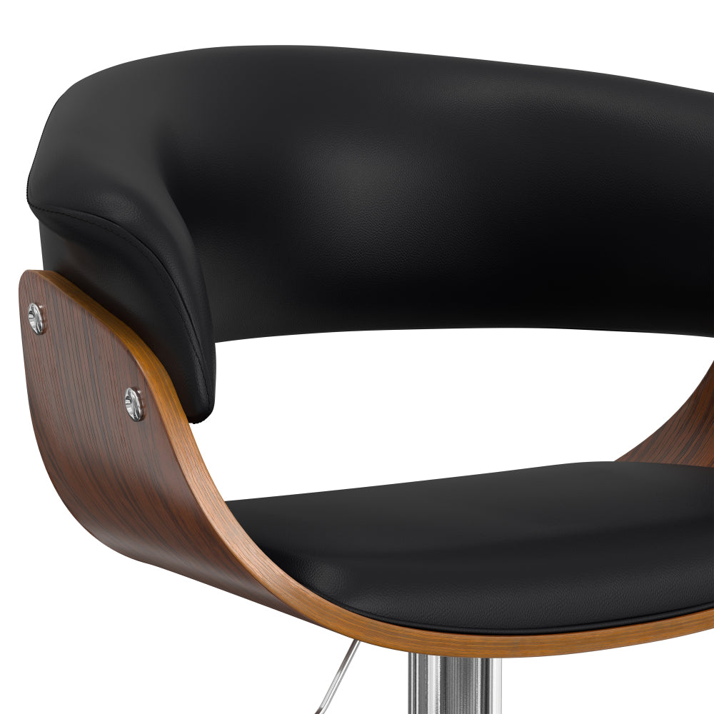 Sheldon - Adjustable Swivel Bar Stool - Black