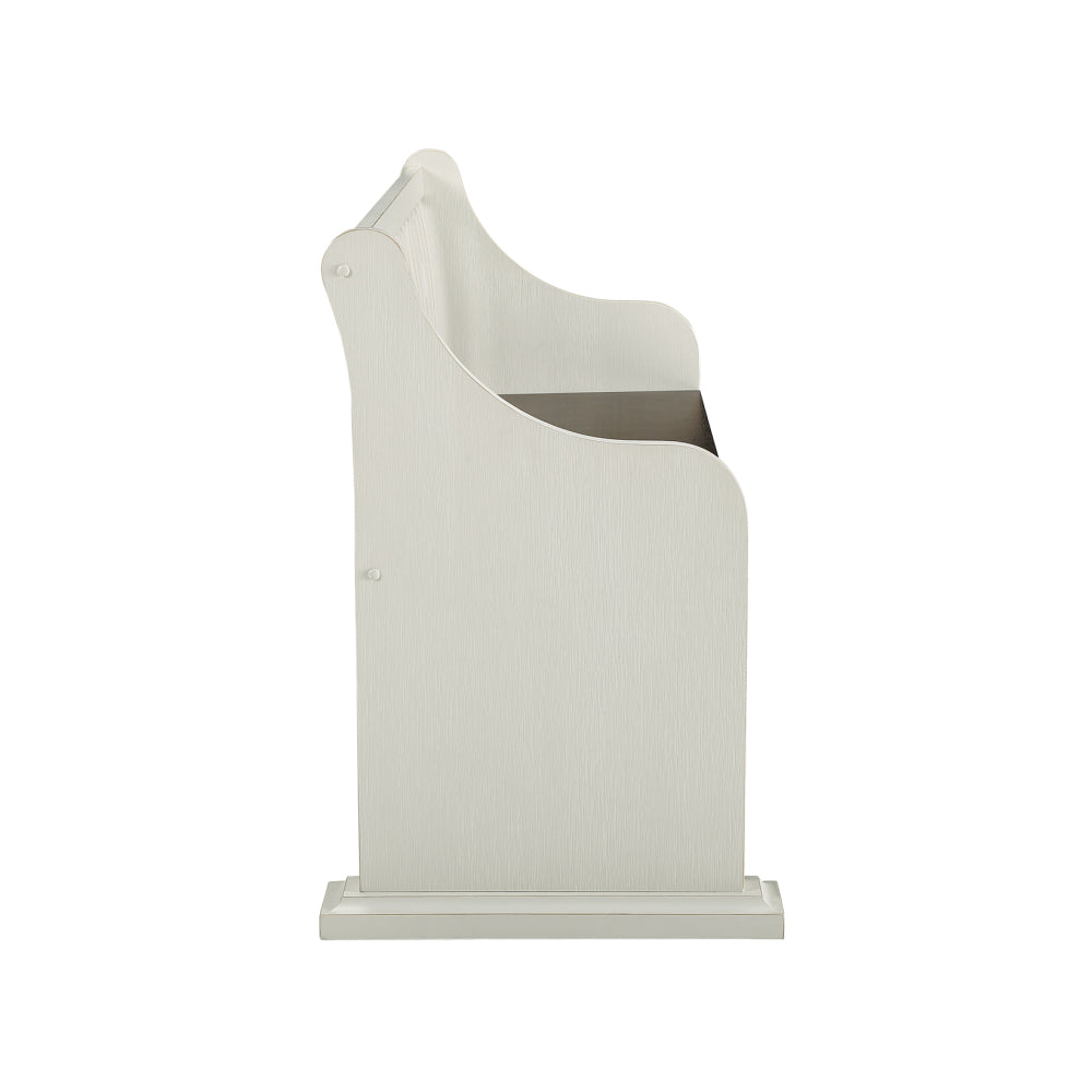 Joanna - Bench With Back - White
